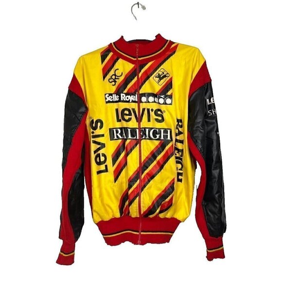 VTG Levi's Men's 70s 80s Raleigh SRC Selle Royal Diadora Cycling Jacket sz 46